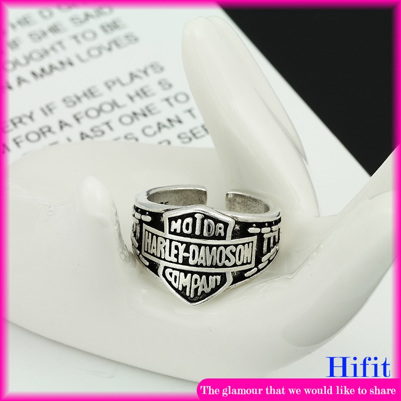 Nhẫn Phong Cách Punk Harley Davidson Dành Cho Nam