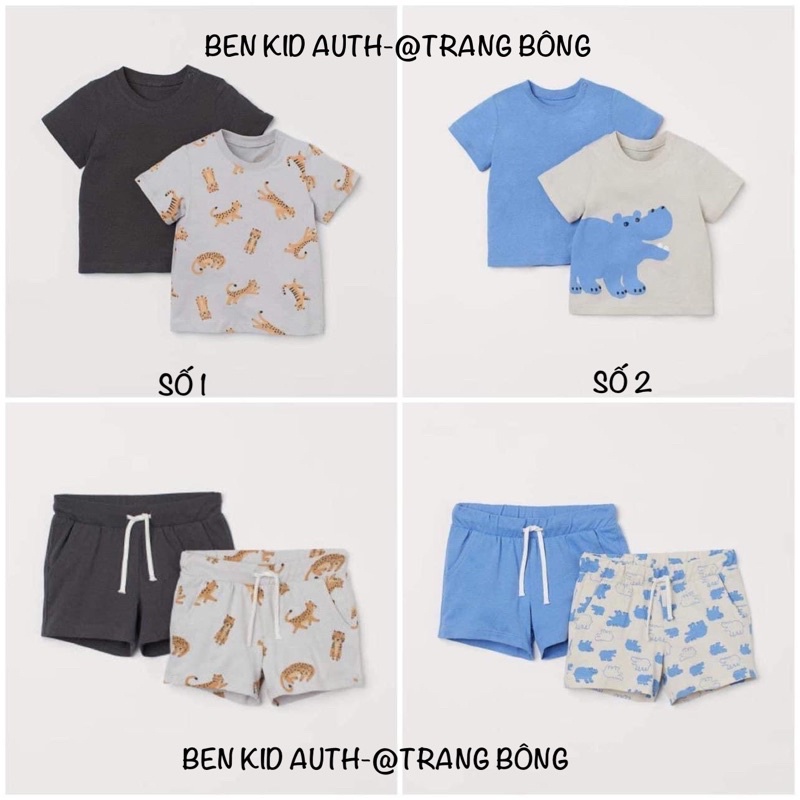 Set bộ 4 món HM AUTH săn sale cho bé
