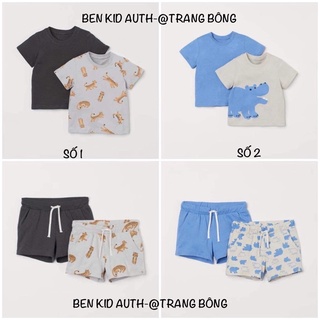 Set bộ 4 món hm auth săn sale cho bé