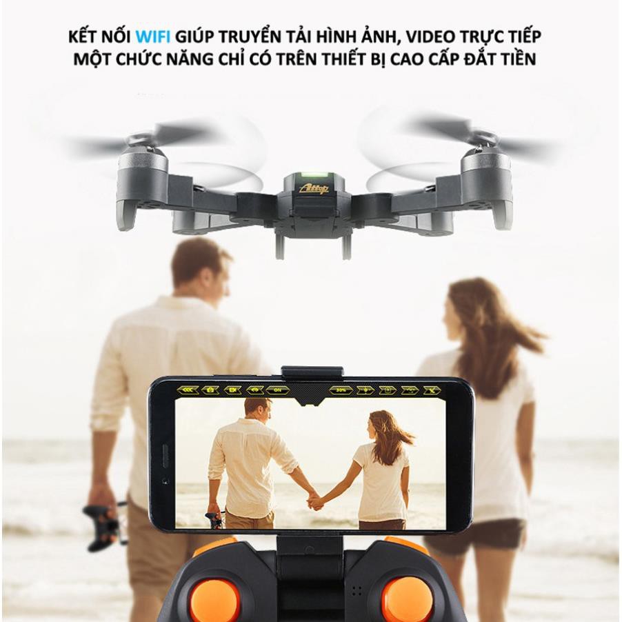 Flycam mini, Máy bay điều khiển từ xa XT-1 kết nối Wifi quay phim chụp ảnh Full HD 720P | BigBuy360 - bigbuy360.vn