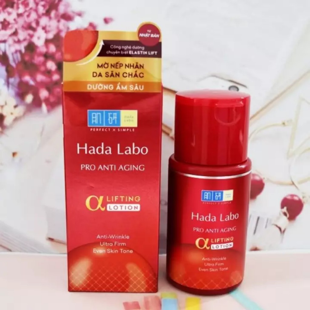 Dung dịch chống lão hóa Hada Labo Ngăn Lão Hóa, Mờ Nếp Nhăn - Hadalabo Pro Anti Aging Lotion 100ml