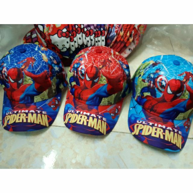 NHẬN BỎ SỈ CHO CÁC SHOP NÓN - Mũ Nón Cho Bé Trai SpiderMan Hàng Cực Chất Giá Cực Sốc