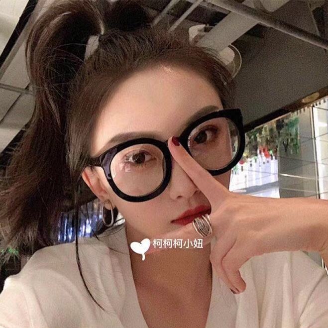 Kính tròn mắt mèo thời trang nữ dễ thương trang sức sg