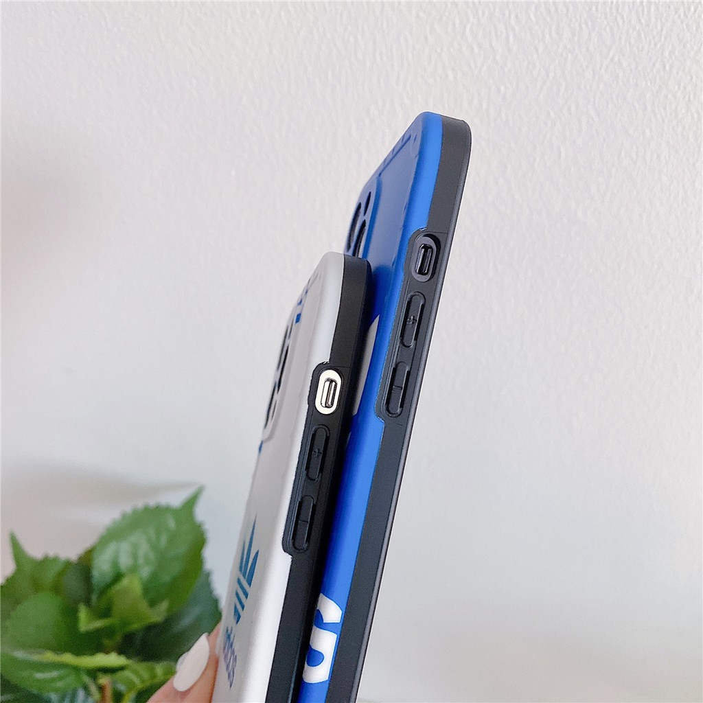Ốp điện thoại nhựa hình thời trang AD xanh dương cho iPhone 12 mini 11 PRO MAX 6/6s 7/8plus SE2 X/XS XR XSMAX HG3573