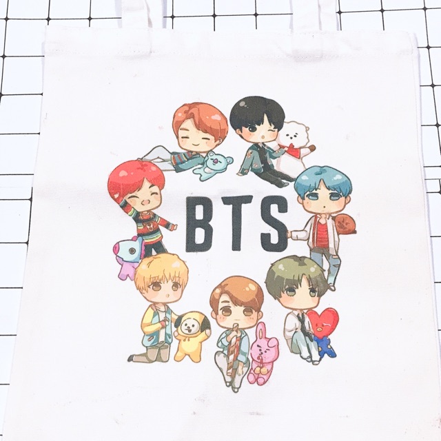 Túi tote thần tượng Kpop,BTS ,army