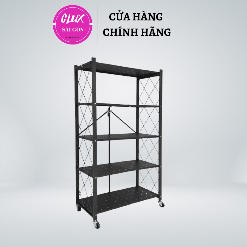 Kệ gấp gọn đa năng 4 tầng, 5 tầng Cho Phòng Khách Nhà Bếp Phòng Ăn - Kệ Để Đồ Đa Năng sắt Văn Phòng Hàng Nhập Khẩu