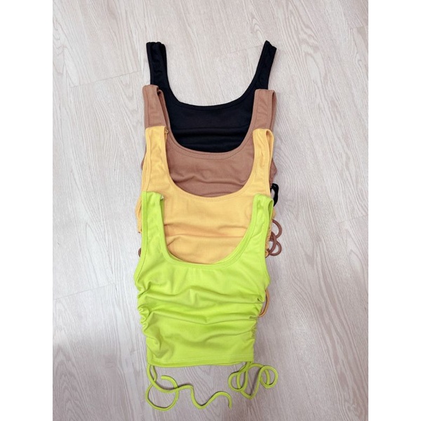 Áo 2 dây bảng  croptop bự rút dây siêu hit