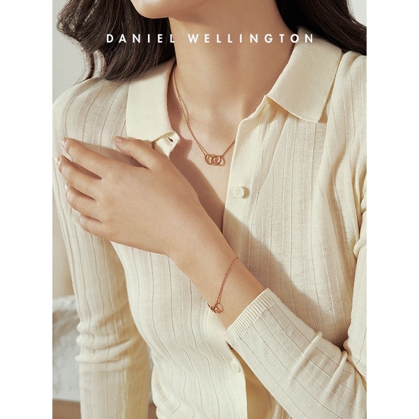 FREESHIP Lắc tay Unity DW nữ cao cấp mạ vàng 18k màu rose gold