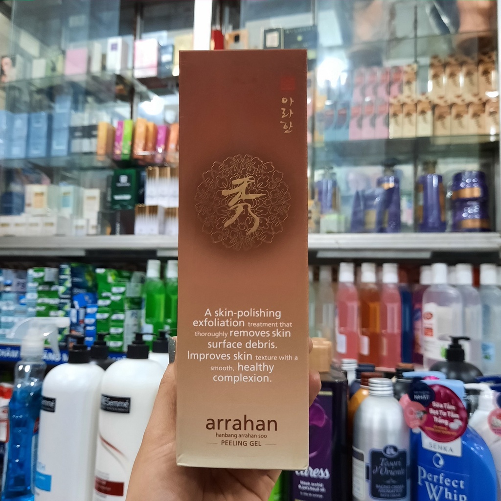 Gel Tẩy Da Chết Arrahan Thảo Mộc Nâu (180 ml)