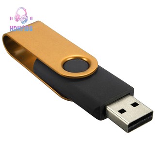 Ổ đĩa USB 2.0 32GB màu vàng có thể gập lại gọn gàng
