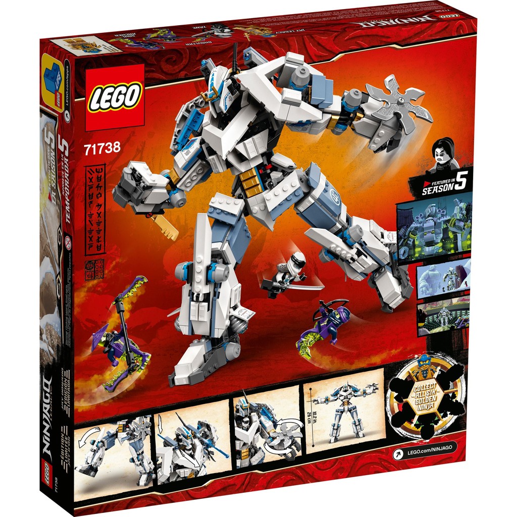 71738 LEGO Ninjago Zane's Titan Mech Battle - Chiến giáp Titan của Zane