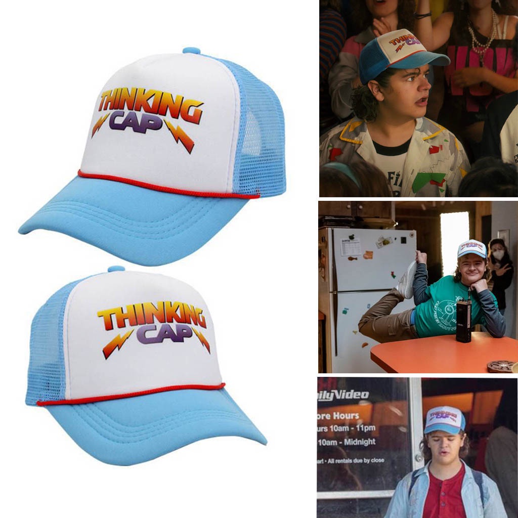 Stranger Things mũ,Thinking Cap,Stranger Things mũ bóng chày,Stranger Things Dustin Hat,Stranger