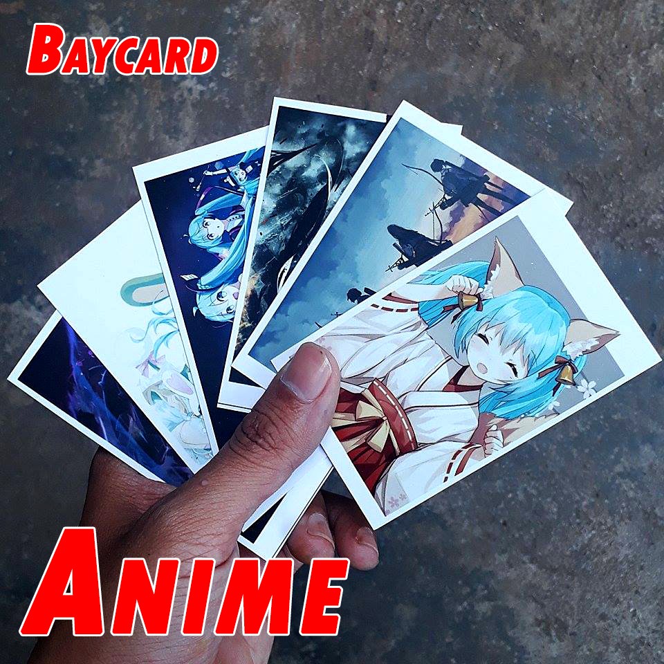 Bộ 30 tấm baycard anime 6x9 cm tổng hợp | BAYSTORE