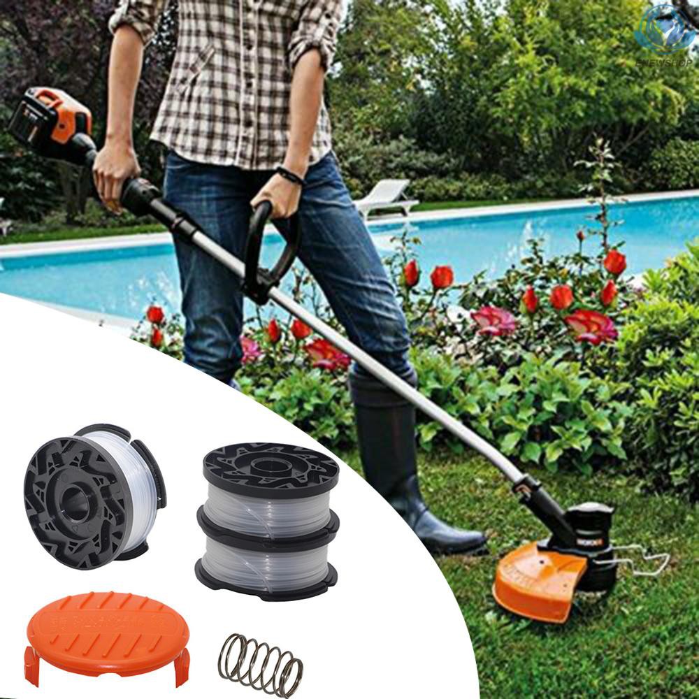 Set 8 Nắp Lò Xo 30ft 0.065 "Thay Thế Cho Máy Cắt Cỏ Black Decker Af-100-3Zp