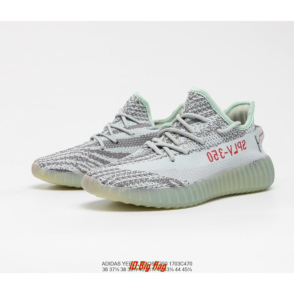 Giày Thể Thao Adidas 1 Yeezy Boost 350 V2 Màu Xám Thời Trang