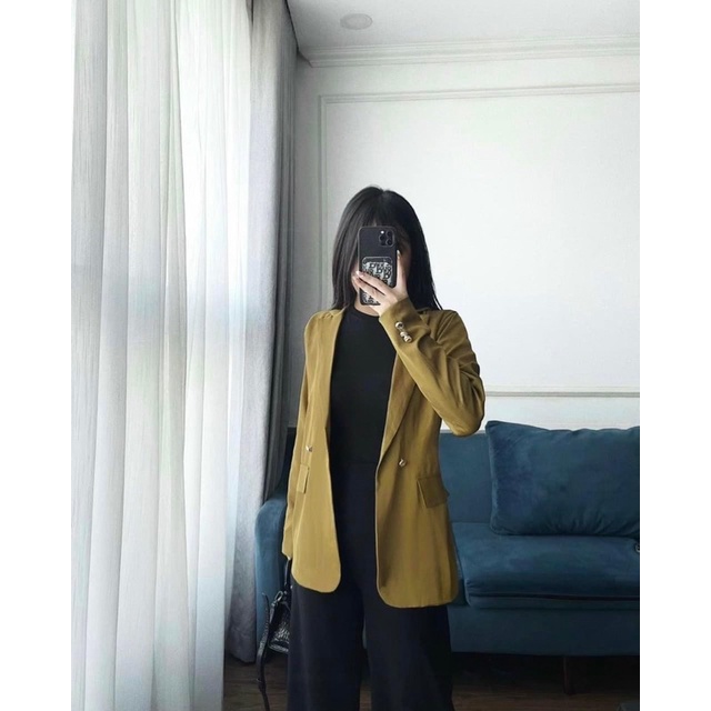 ÁO KHOÁC BLAZER VÀNG TÂY HOT HIT