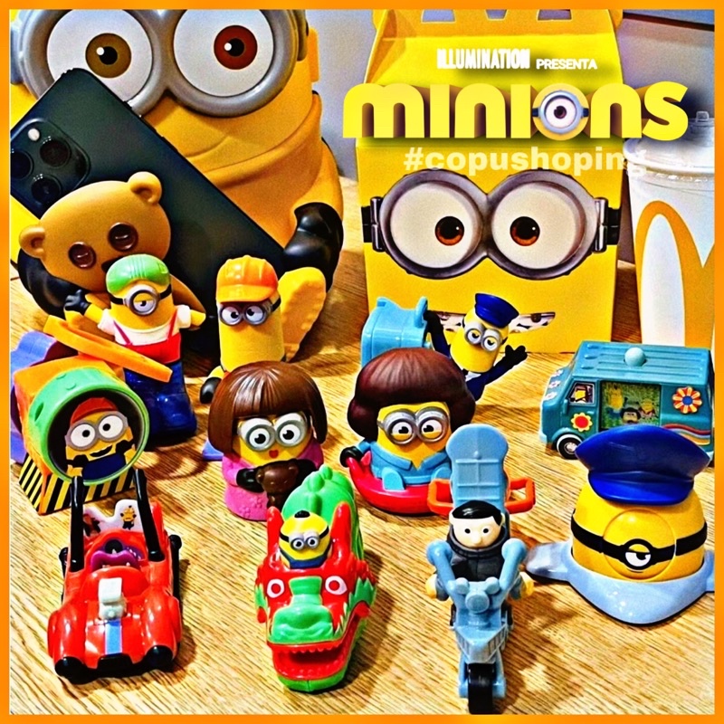 Mô hình đồ chơi Minions mc donald mcdonald sự trỗi dậy của Gru