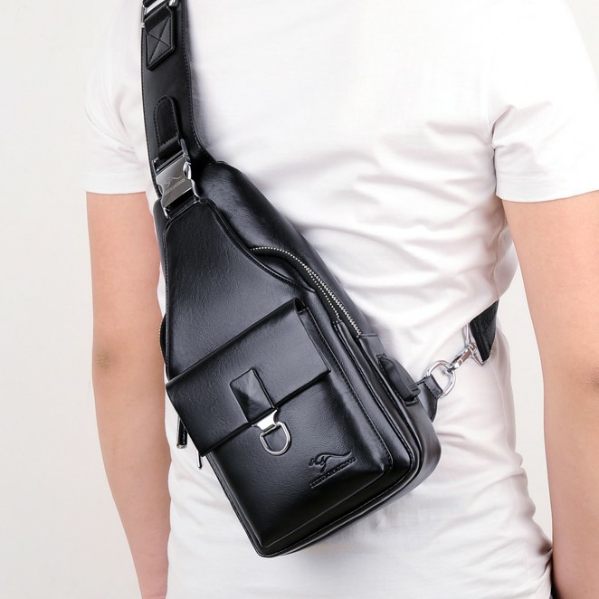 Túi đeo chéo nam thời trang da PU cao cấp chống thấm nước - Túi mini đa năng TC74