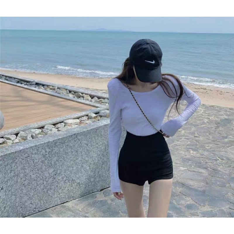 Quần Short Nữ Cạp Cao Khoá Kéo Mặc Siêu Tôn Dáng 🥰 Quần Sooc Vải Cạp cao Siêu Tôn Dáng | BigBuy360 - bigbuy360.vn