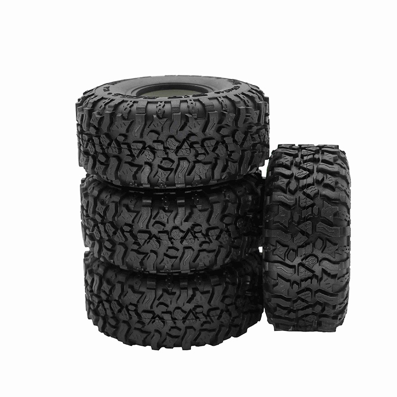 Bộ 4 Bánh Xe Cao Su 120MM 1.9 Inch Cho Xe Điều Khiển Từ Xa Axial SCX10 90046 AXI03007 Traxxas TRX4 TF2 D90