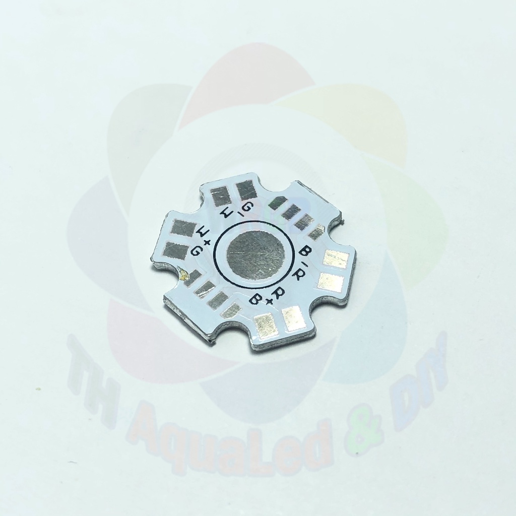 Mạch LED đơn 4 kênh WRGB 20mm 8 chân, sử dụng cho chip led Luxeon WRGB 4 kênh