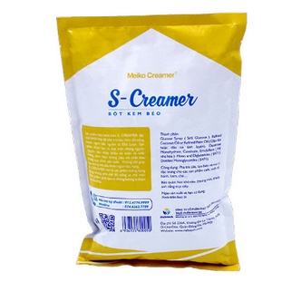 Bột kem sữa béo pha trà sữa S- Creamer nhãn vàng túi 1kg