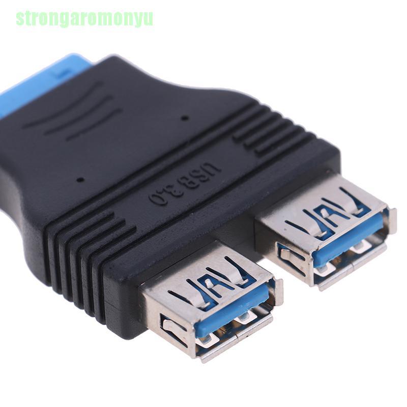 Đầu Kết Nối 2 Cổng Usb 3.0 Cái Sang 20 Pin