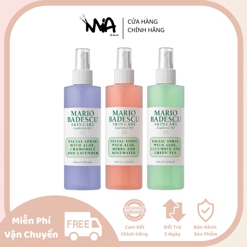 Xịt Khoáng Mario Badescu Facial Spray