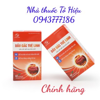 Dầu gấc Tuệ Linh 60 viên (Chính hãng)- Gấc nếp, thương hiệu Việt, đẹp da, thông minh