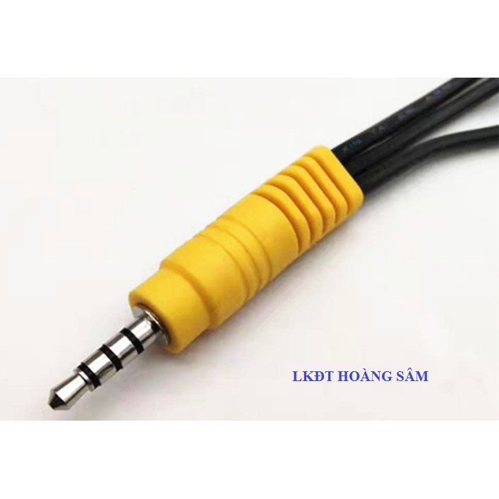 Dây cáp chuyển đầu Jack 3.5 đực ra 3 đầu RCA cái hoa sen