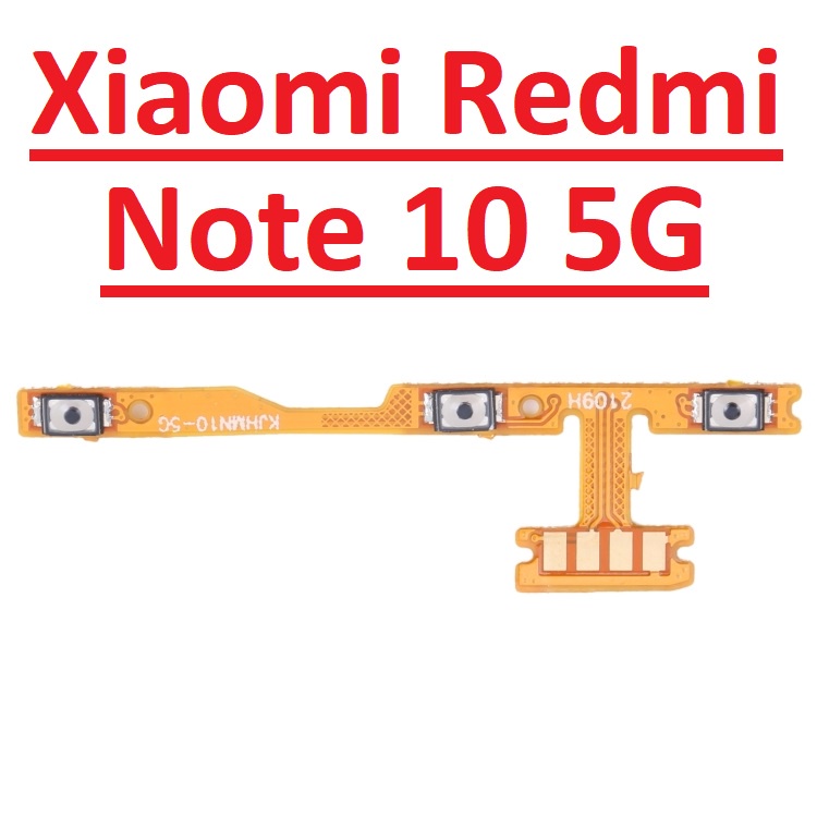 ✅Mạch Nút Nguồn Xiaomi Redmi Note 10 5G Dây Cáp Nút Mở Nguồn, Điều Chỉnh Tăng Giảm Âm Lượng Linh Kiện Thay Thế