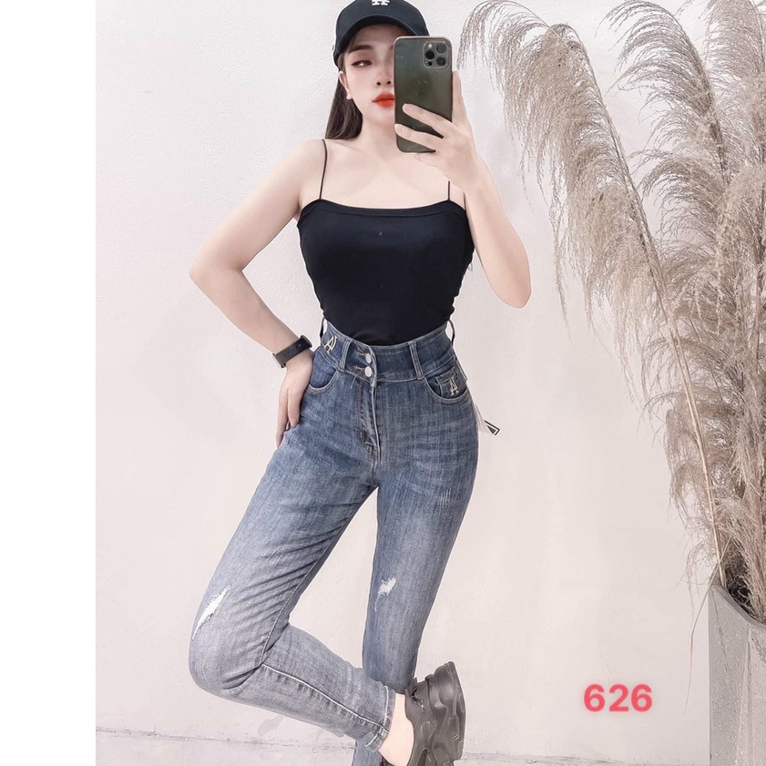 .8 MẪU Quần JEAN Nữ Lưng Cao chuần shop VNXK bao đẹp chất lượng ,bó co giãn vải dày mịn( đổi trả nếu không ưng)