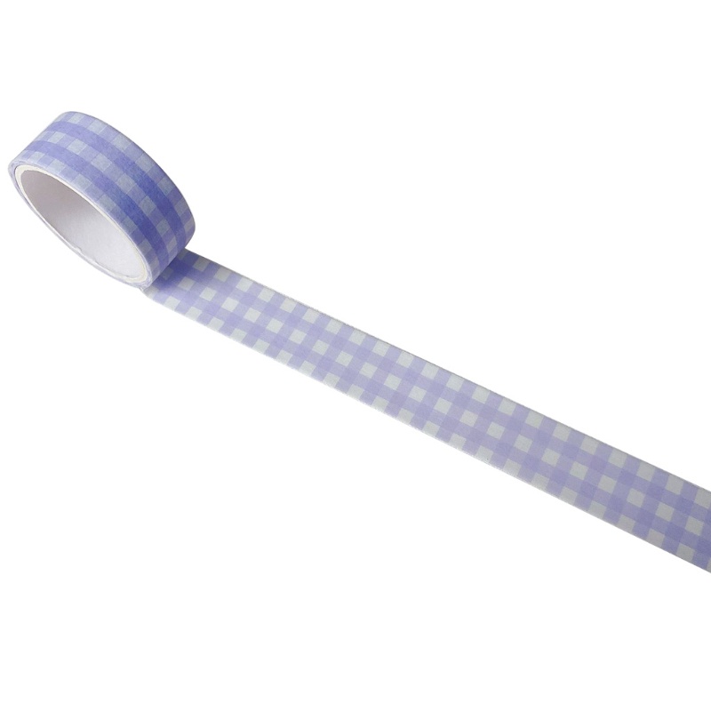 Băng Keo Giấy Washi Siêu Rộng 1 5cm Họa Tiết Kẻ Sọc Retro Trang Trí Thủ Công DIY