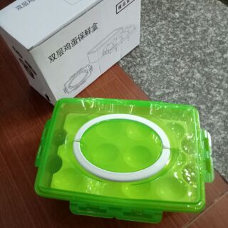Hộp đựng trứng 2 tầng