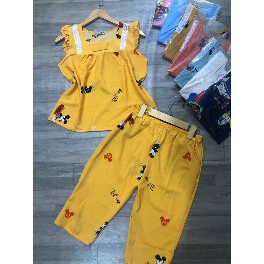 Đồ Bộ Nữ Pijama Kate Thái Loại 1 - LỬNG - 40kg đến 63kg