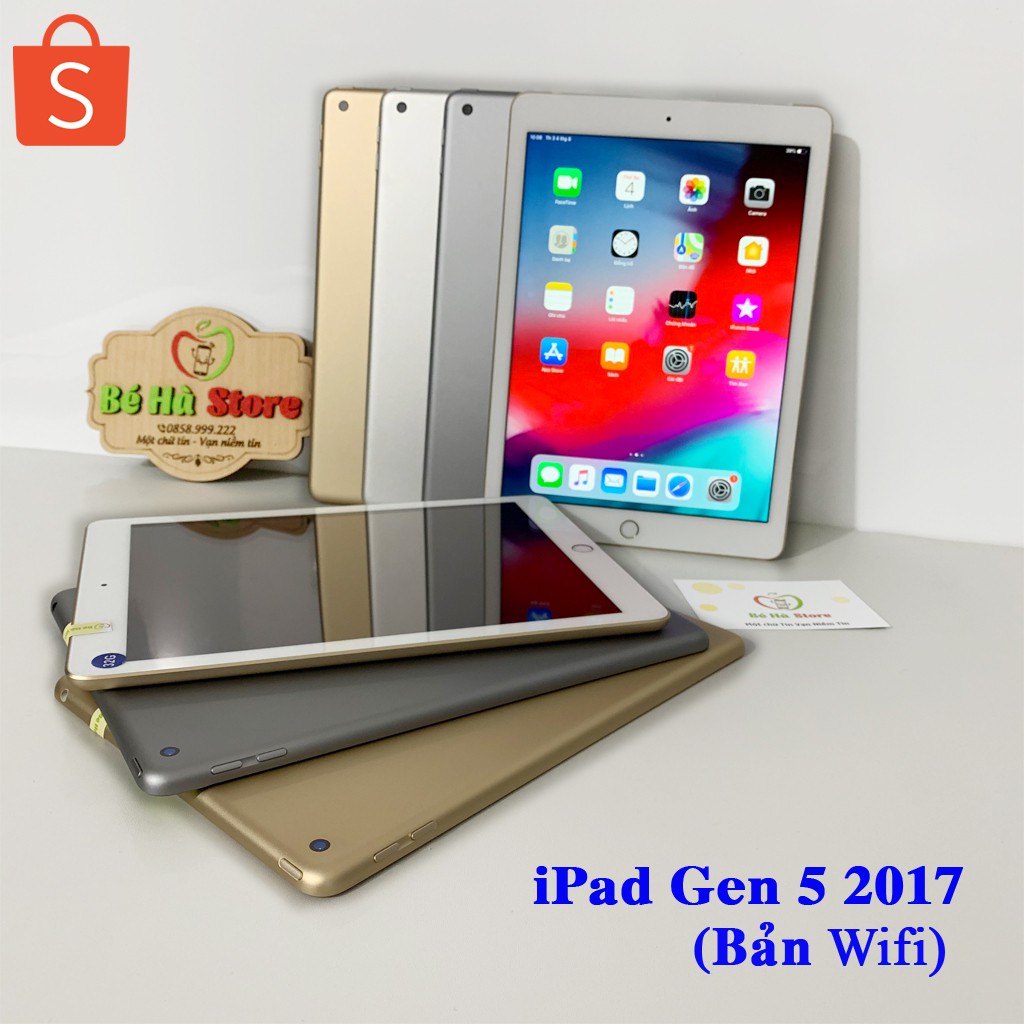 Máy Tính Bảng iPad Gen 5 2017 (Bản Wifi) 32Gb Chính Hãng - Zin Đẹp 99% - Màn 9.7'' Siêu Đẹp / Ram 2Gb / Chip A9 2 nhân | BigBuy360 - bigbuy360.vn