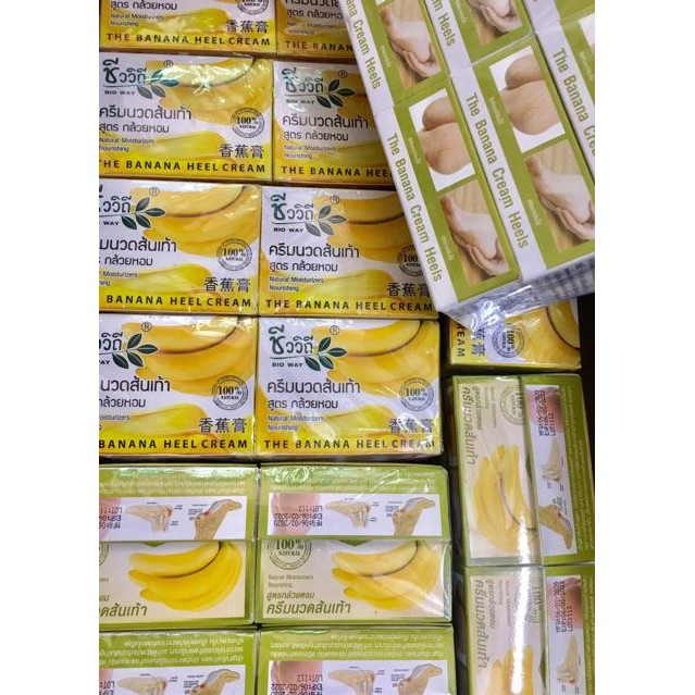 Kem Chuối nứt gót chân The Banana Heel Cream Thái lan  30g