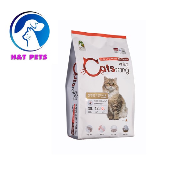 [Mã 156FMCGSALE hoàn 8% đơn 500K] Thức ăn hạt cho mèo con Catsrang Kitten 400gr