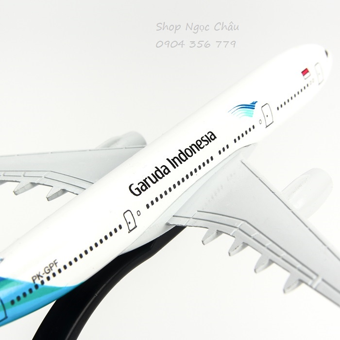 Mô hình máy bay tĩnh A330 Garuda Indonesia 16cm