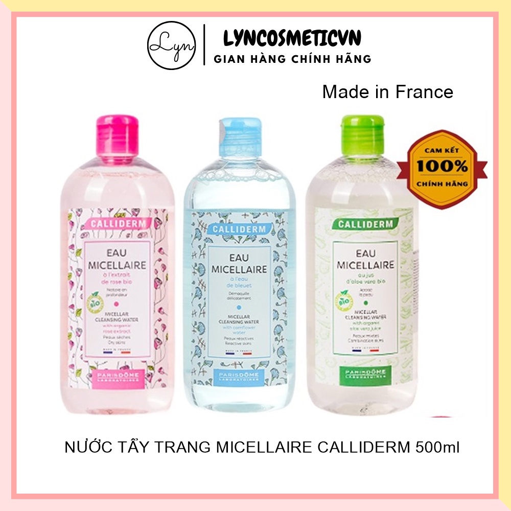 Nước tẩy Trang Micellar Calliderm