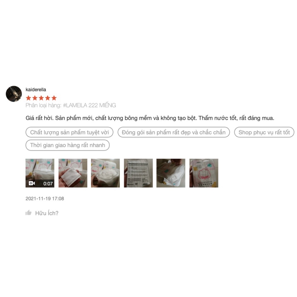 [FREESHIP❤️] Bông tẩy trang cotton pads 3 lớp túi 222 miếng hàng nội địa trung siêu mịn