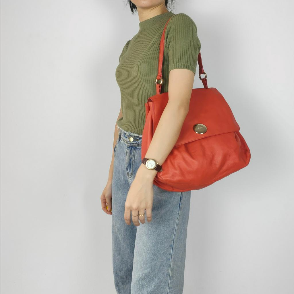 Túi đeo vai da thật secondhand Đồ Si Bon TD679