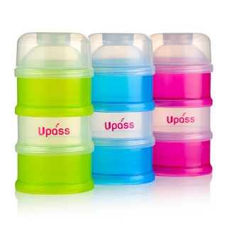 Hộp đựng sữa bột 3 ngăn upass