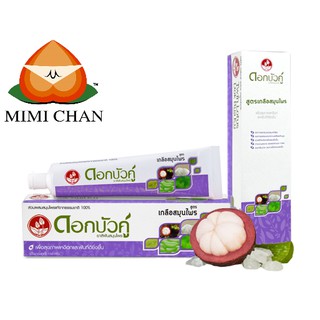 Kem Đánh Răng Thảo Dược Muối Khoáng Cho Răng Nhạy Cảm Twin Lotus Thái Lan 150g Dok Bua Ku Salt Herbal