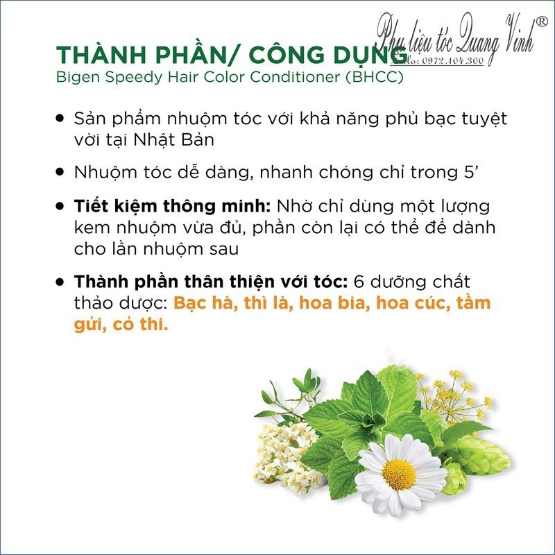 Thuốc nhuộm tóc bigen