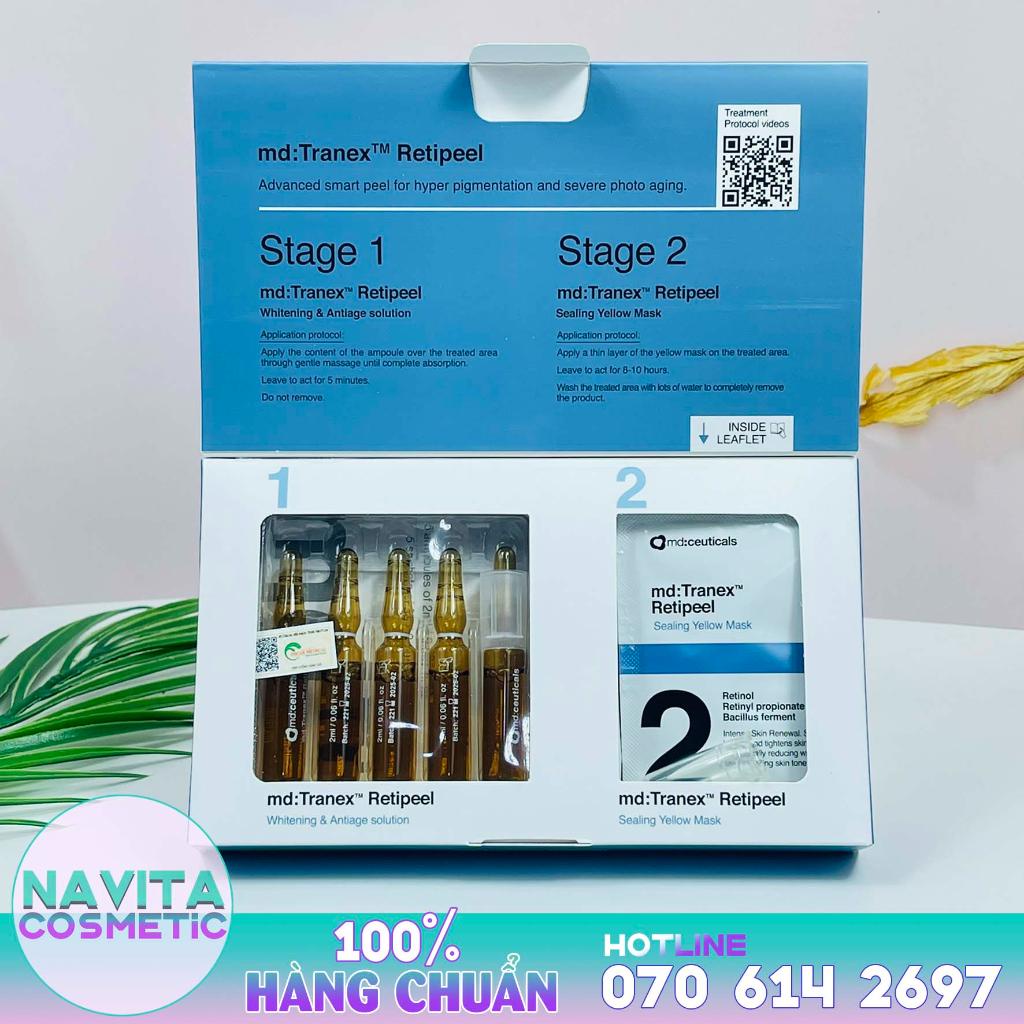 Dung Dịch Peel Căng Bóng Trắng Sáng Da MD Ceuticals MD Prepeel Ahas Complex
