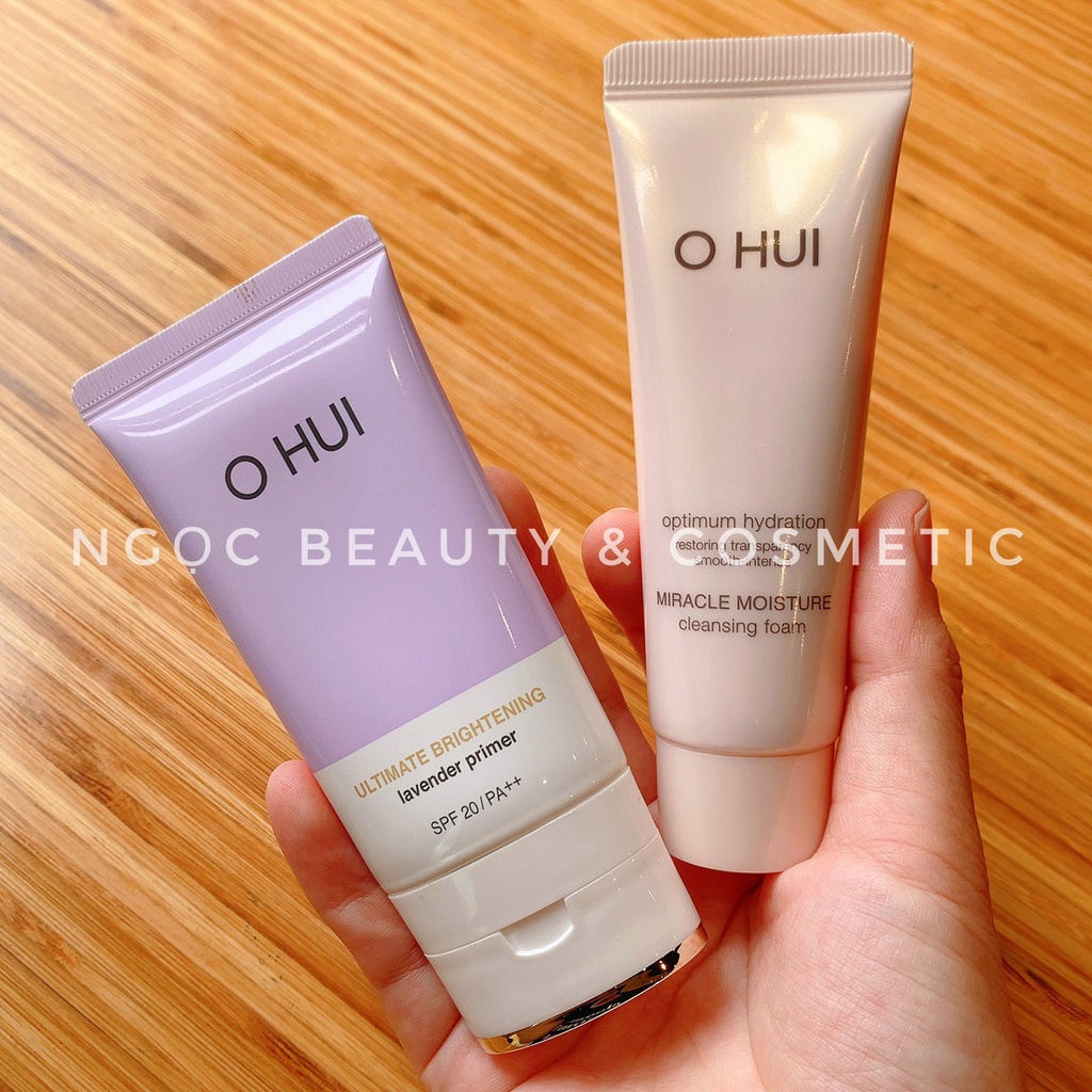 KEM LÓT OHUI DƯỠNG DA TRANG ĐIỂM CHỔNG NẮNG CẢI THIỆN SẮC TỐ DA, SE KHÍT LỖ CHÂN LÔNG, KIỂM SOÁT NHỜN