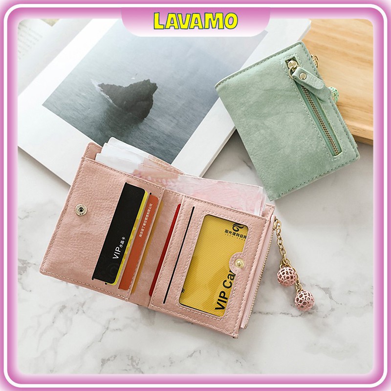 [Mã FAMAYWA2 giảm 10K đơn từ 50K] Ví nữ mini ngắn đẹp cầm tay thời trang cao cấp nhỏ gọn bỏ túi VD223