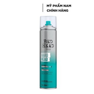 [ Chính Hãng USA ]Gôm xịt tóc TIGI Bed Head Rockaholic Groupie Hard Hold + Tặng lược tạo kiểu
