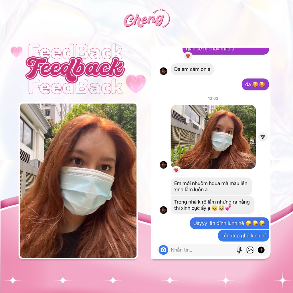 Thuốc Nhuộm Tóc Màu NÂU CAM Không Tẩy | Chenglovehair, Chenglovehairs